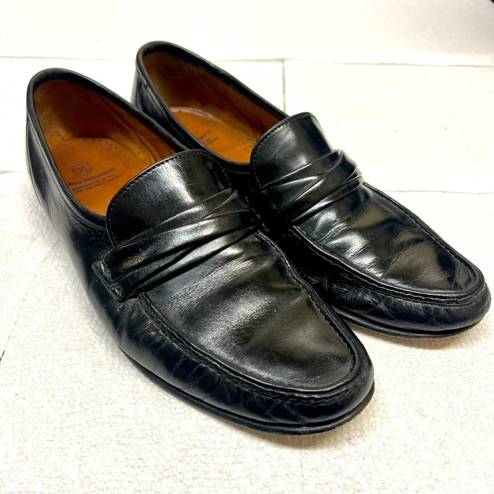 Allen Edmonds Bergamo Penny Loafer Shoes Men Size 11.5B Made in USA - Picture 1 of 10